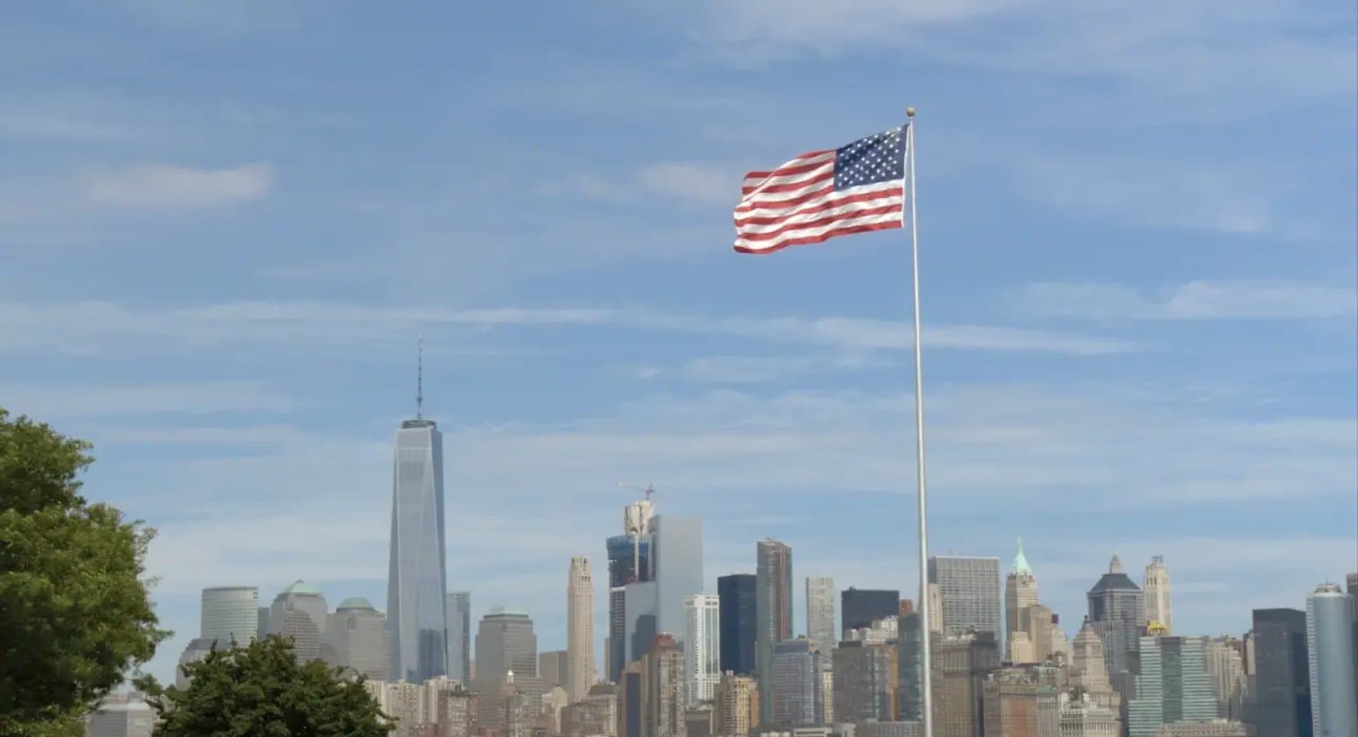 American flag in day light